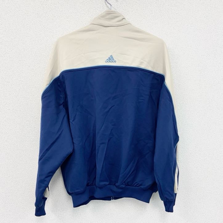90s　adidas　アディダス　フルジップトラックジャケット/ジャージ　ヴィンテージ　紺　ネイビー　XLサイズ