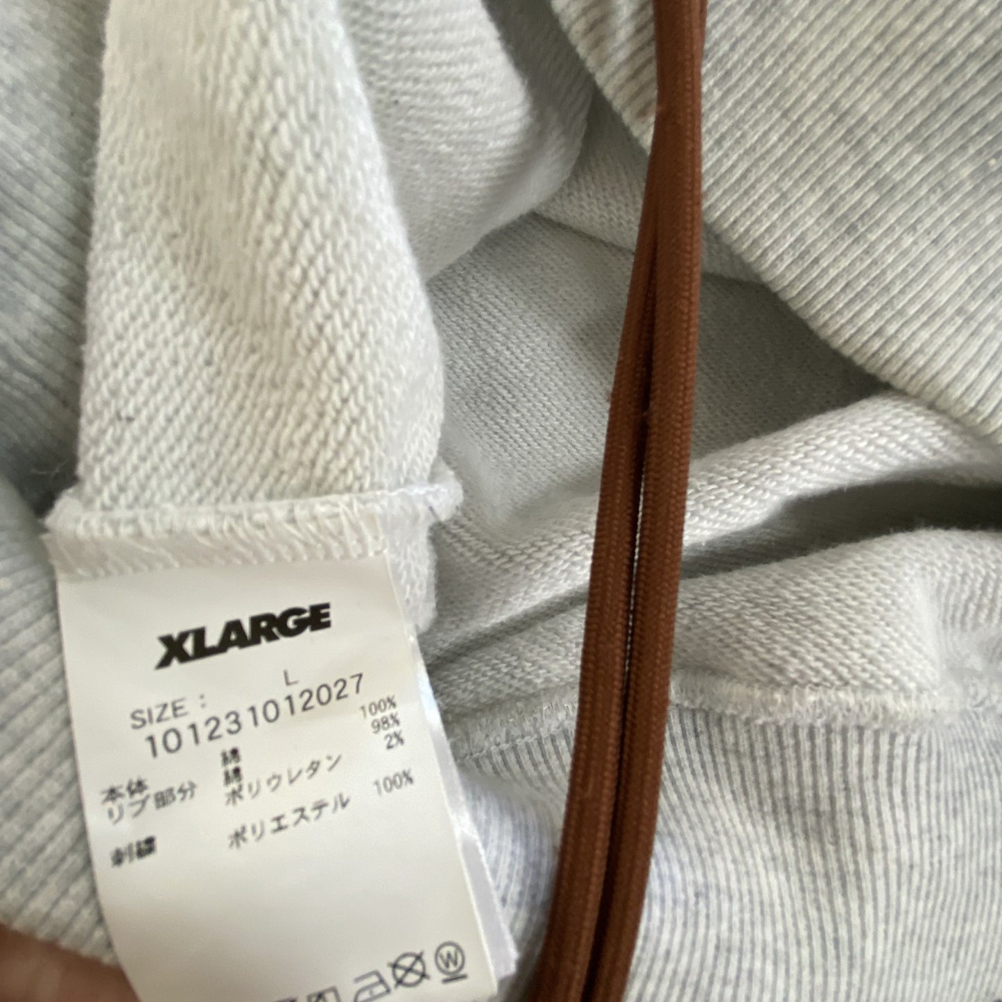 XLARGE　エクストララージ　スウェット/トレーナー　灰色　グレー　Lサイズ