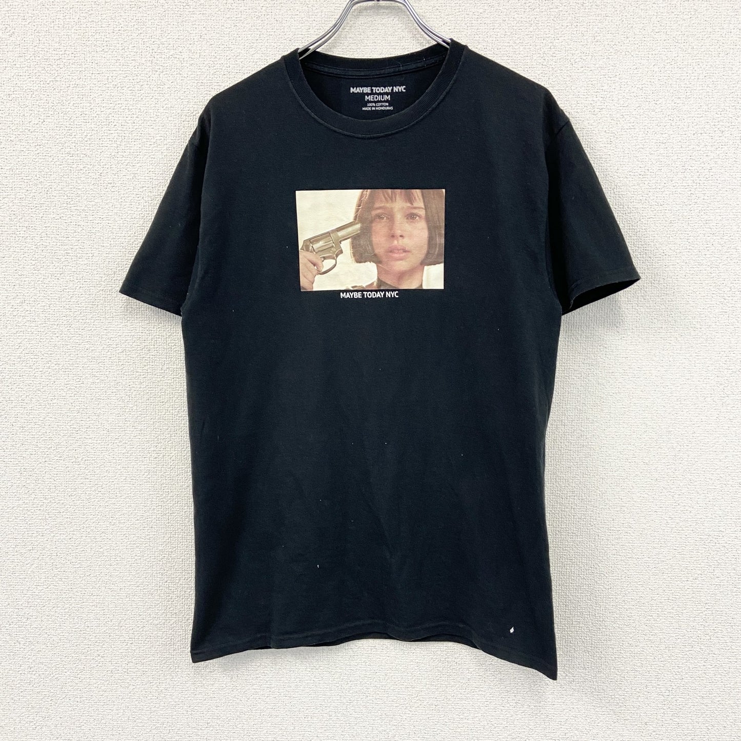 MAYBE TODAY NYC　半袖レオンマルチダＴシャツ　黒　ブラック　Mサイズ