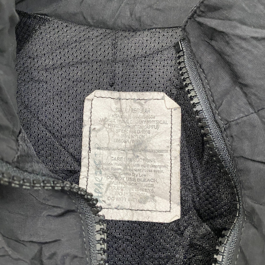 U.S.ARMY　IPFU　トレーニングジャケット　ナイロンジャケット　ミリタリー　米軍　黒　ブラック　Sサイズ