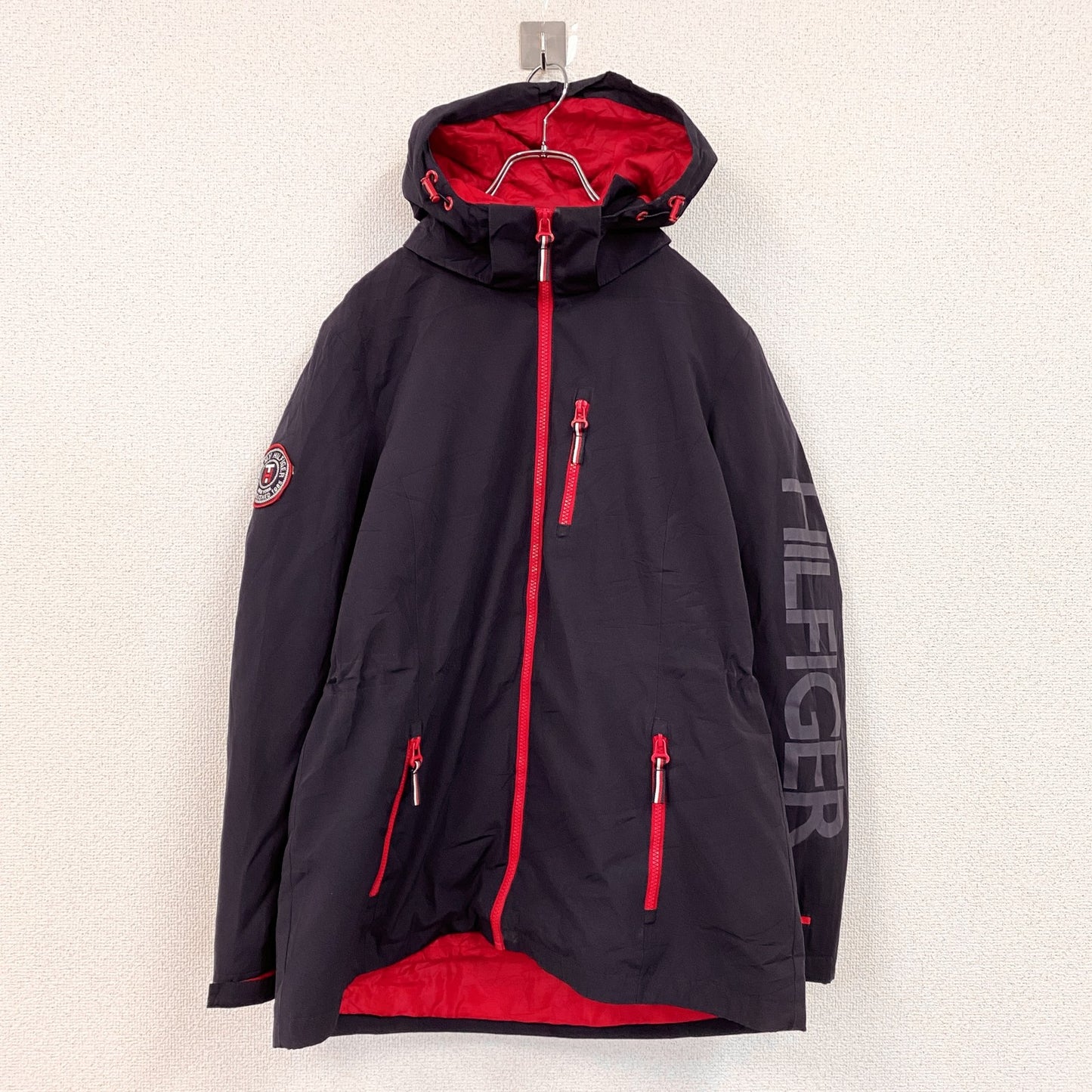TOMMY HILFIGER　トミーヒルフィガー　中綿ジャケット　紺　ネイビー　Mサイズ