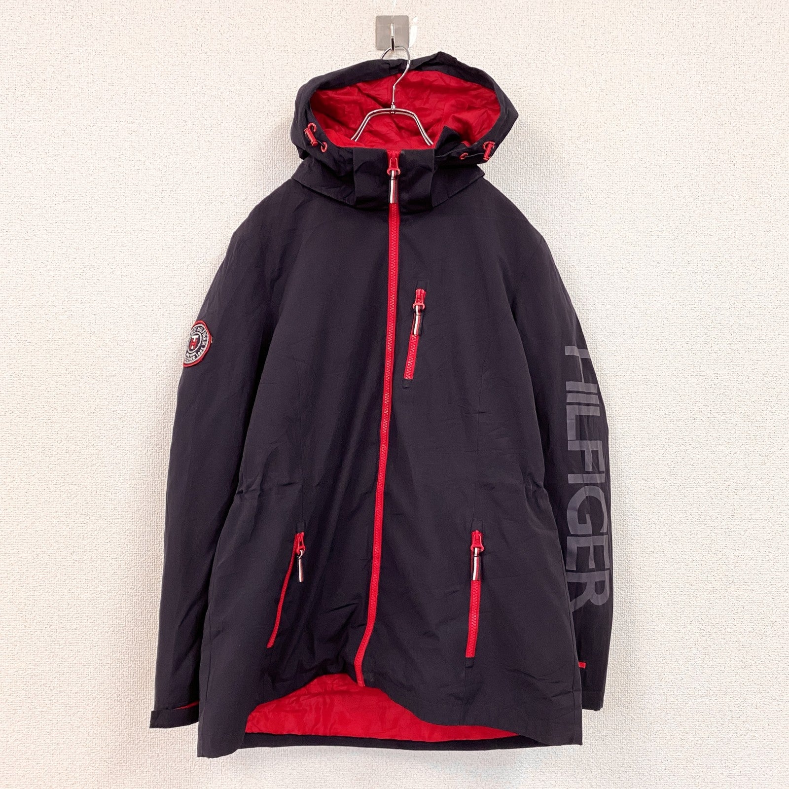 TOMMY HILFIGER　トミーヒルフィガー　中綿ジャケット　紺　ネイビー　Mサイズ