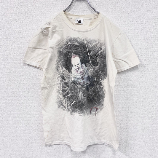 GILDAN　ギルダン　IT　イット　半袖ムービープリントTシャツ　白　ホワイト　Mサイズ