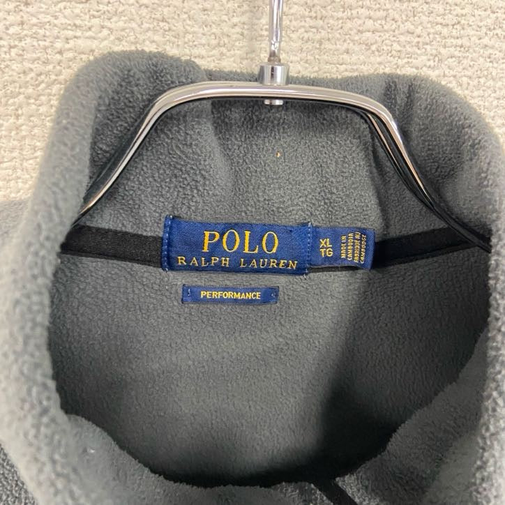 POLO RALPH LAUREN　ポロラルフローレン　ハーフジップフリースジャケット/ ボアジャケット　グレー　XLサイズ