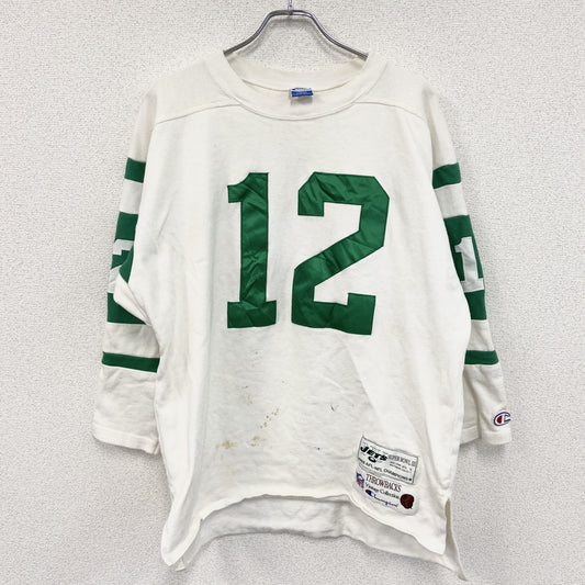 90s　Champion　チャンピオン　NFL　フットボールTシャツ　ヴィンテージ　白　ホワイト　Lサイズ