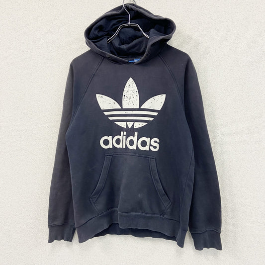 adidas　アディダス　スウェットパーカー/フーディー　黒　ブラック　Lサイズ