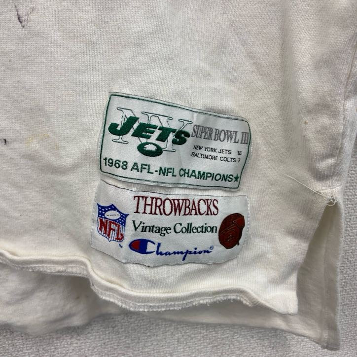 90s　Champion　チャンピオン　NFL　フットボールTシャツ　ヴィンテージ　白　ホワイト　Lサイズ