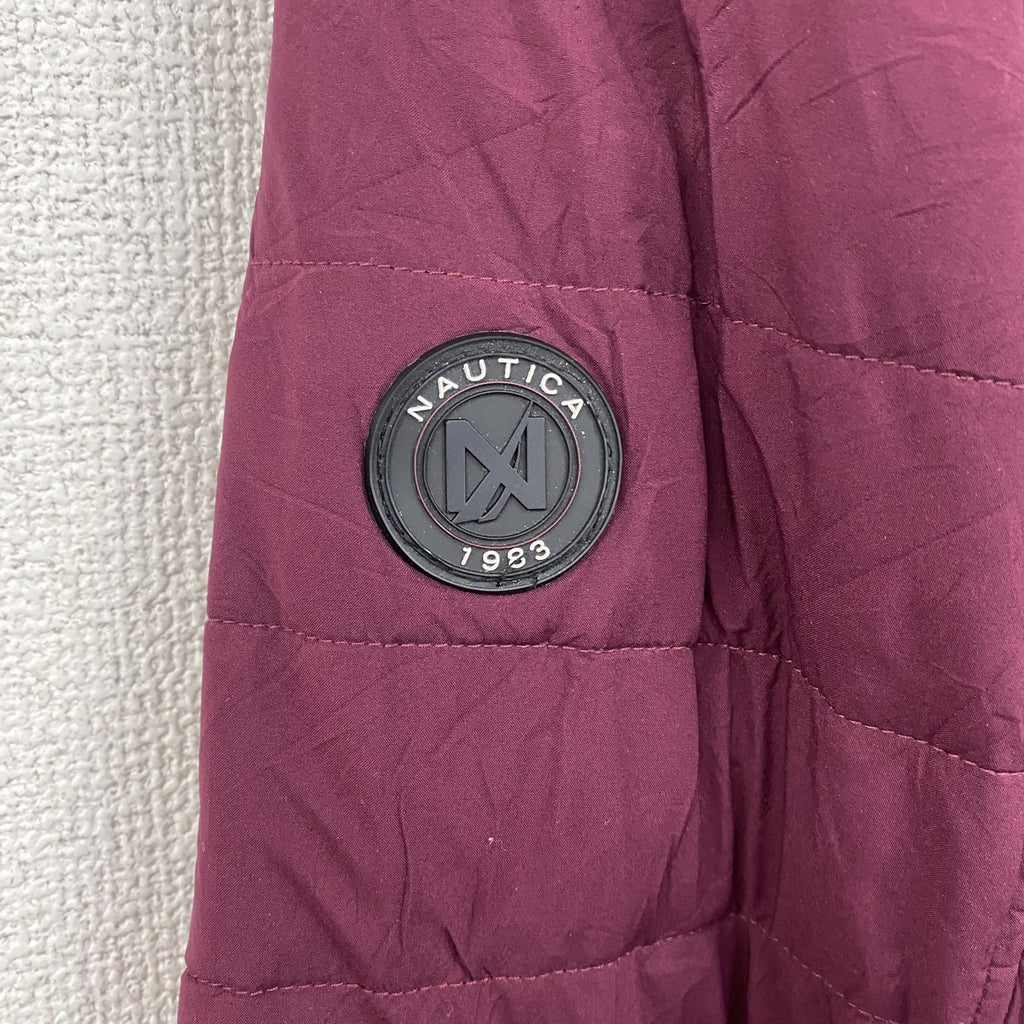 NAUTICA　ノーティカ　中綿ジャケット　ボルドー　ワインレッド　XLサイズ