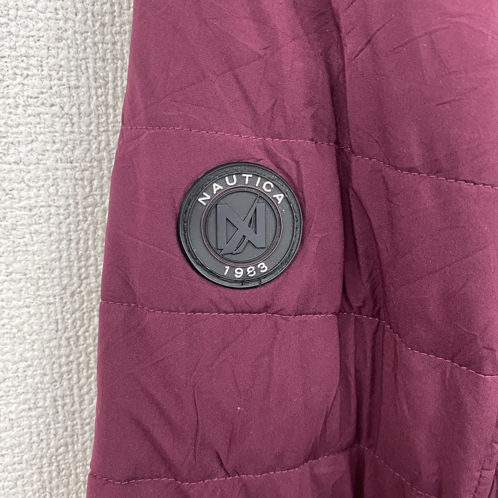 NAUTICA　ノーティカ　中綿ジャケット　ボルドー　ワインレッド　XLサイズ