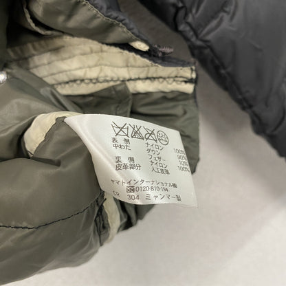 CROCODILE　フルジップ中綿ジャケット　黒　ブラック　Mサイズ