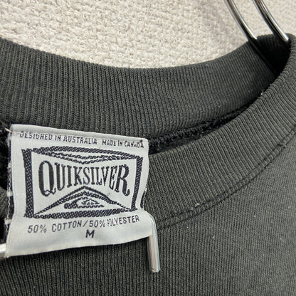 Quiksilver　クイックシルバー　スウェット/トレーナー　黒　ブラック　Mサイズ