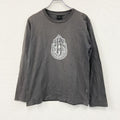 dj honda　ディージェーホンダ　長袖Tシャツ/ロンT　デカロゴ　フェード　黒　ブラック　Mサイズ