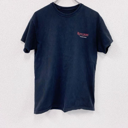 半袖プリントTシャツ　企業T　Rutgers　NISSAN　黒　ブラック　Mサイズ