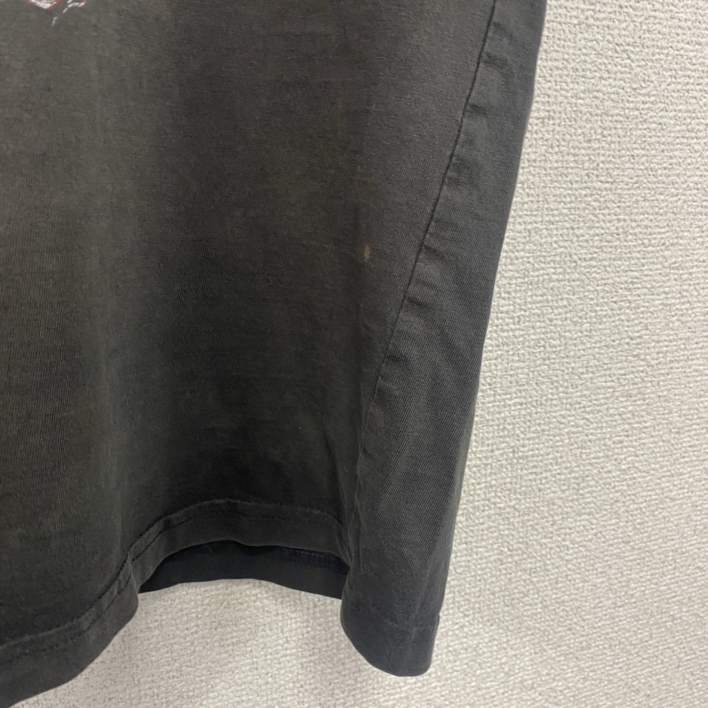 UP　アップ　半袖プリントTシャツ　スカル　ダークグレー　Sサイズ