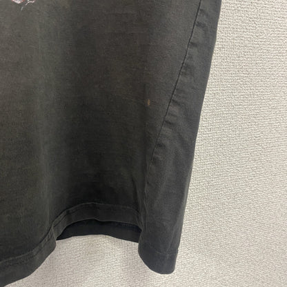 UP　アップ　半袖プリントTシャツ　スカル　ダークグレー　Sサイズ