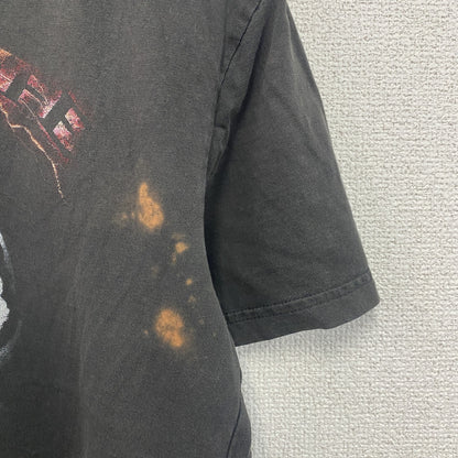 UP　アップ　半袖プリントTシャツ　スカル　ダークグレー　Sサイズ