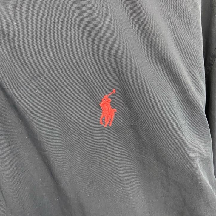 90s　Polo by Ralph Lauren　ポロバイラルフローレン　中綿ジャケット　黒　ブラック　XXLサイズ