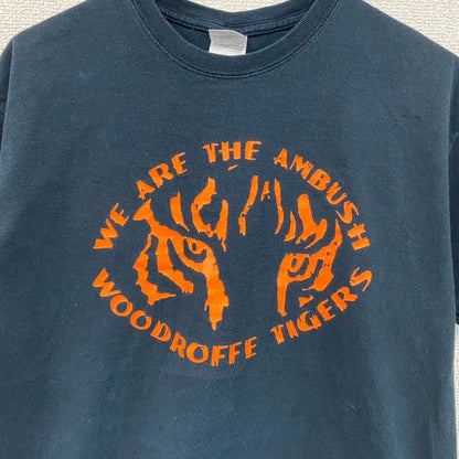 GILDAN　ギルダン　半袖プリントTシャツ　TIGERS　トラ　黒　ブラック　Mサイズ