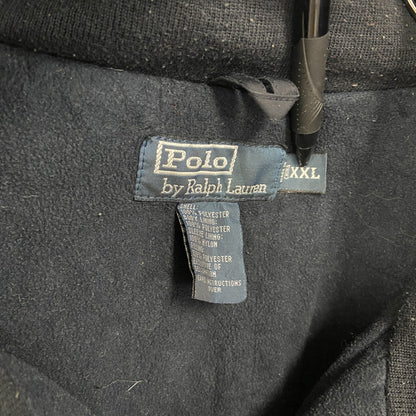90s　Polo by Ralph Lauren　ポロバイラルフローレン　中綿ジャケット　黒　ブラック　XXLサイズ