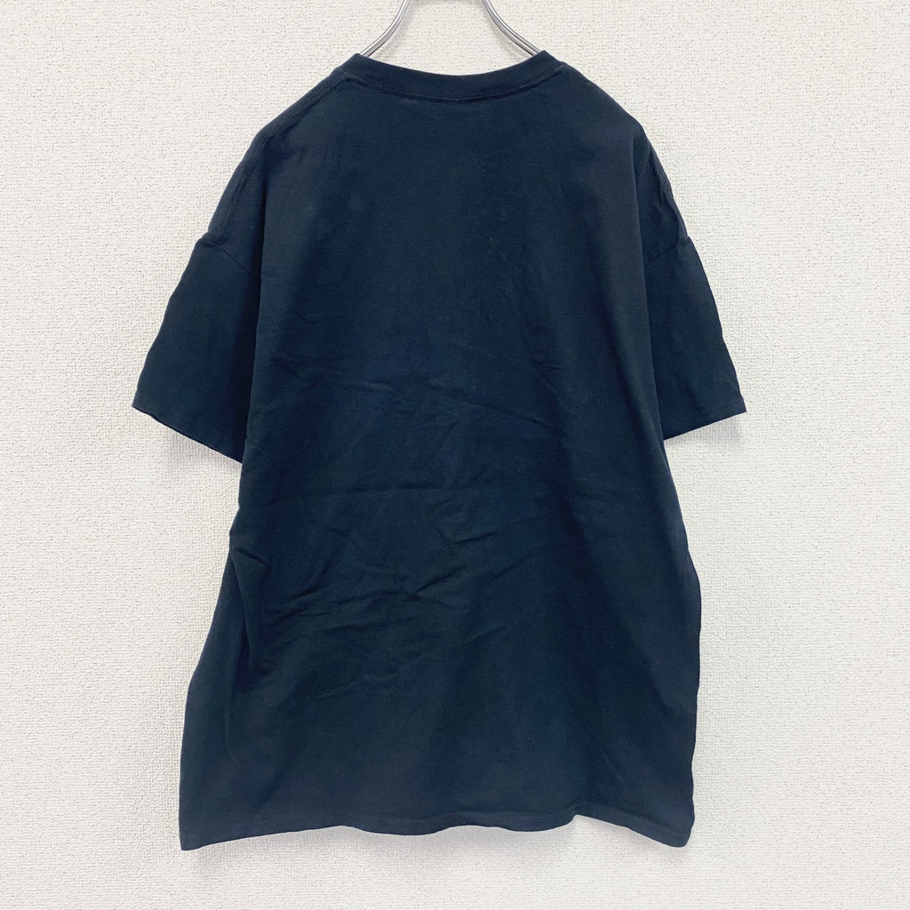 GILDAN　ギルダン　半袖プリントTシャツ　黒　ブラック　XLサイズ