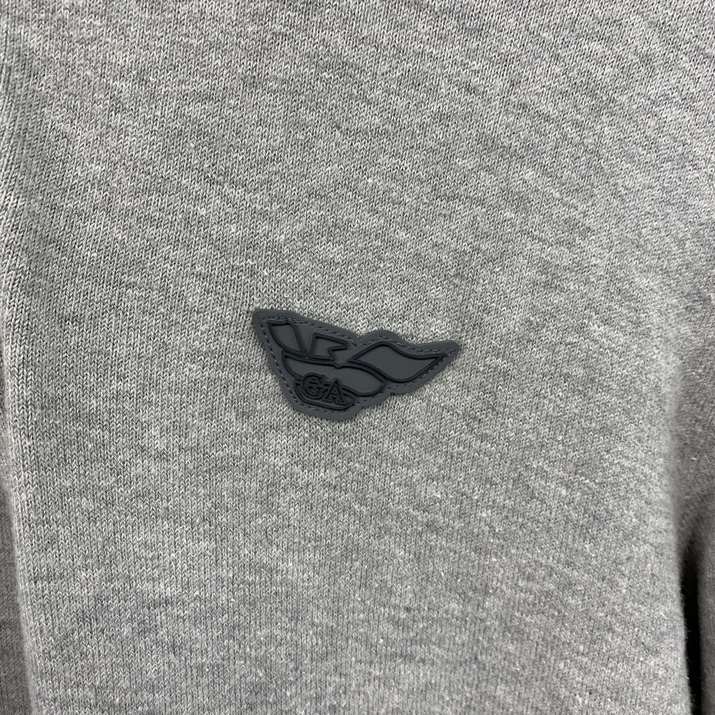 EMPORIO ARMANI　エンポリオアルマーニ　長袖ポロシャツ/ラガーシャツ　グレー　Lサイズ