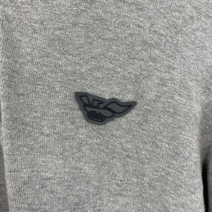EMPORIO ARMANI　エンポリオアルマーニ　長袖ポロシャツ/ラガーシャツ　グレー　Lサイズ
