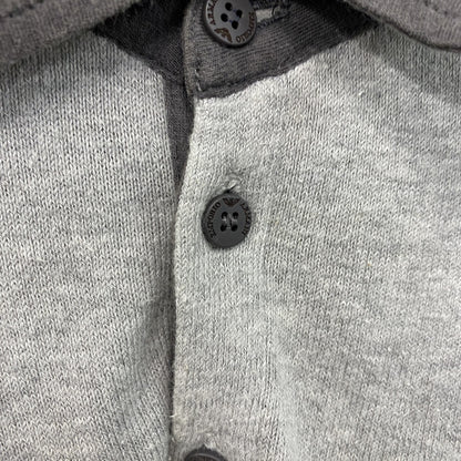 EMPORIO ARMANI　エンポリオアルマーニ　長袖ポロシャツ/ラガーシャツ　グレー　Lサイズ