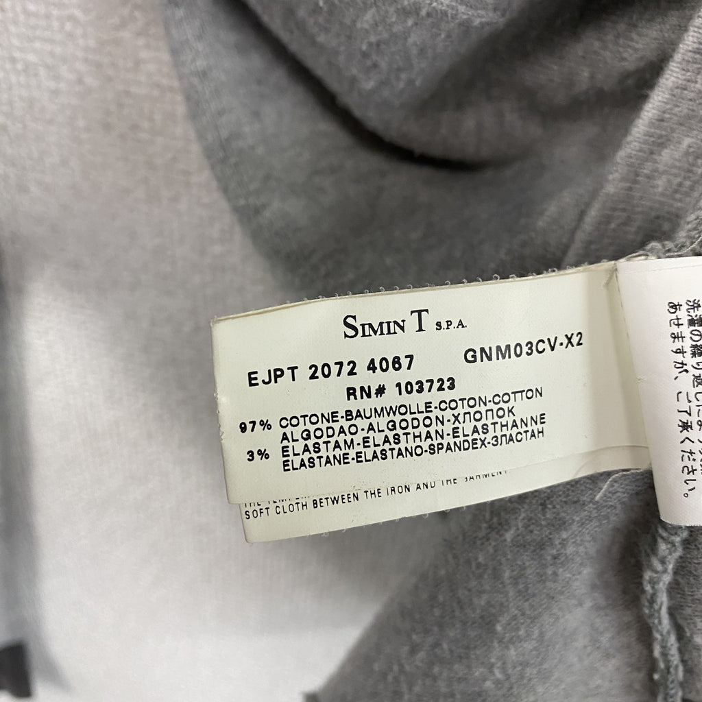 EMPORIO ARMANI　エンポリオアルマーニ　長袖ポロシャツ/ラガーシャツ　グレー　Lサイズ