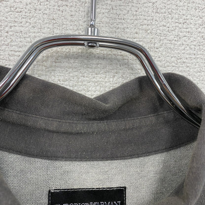 EMPORIO ARMANI　エンポリオアルマーニ　長袖ポロシャツ/ラガーシャツ　グレー　Lサイズ