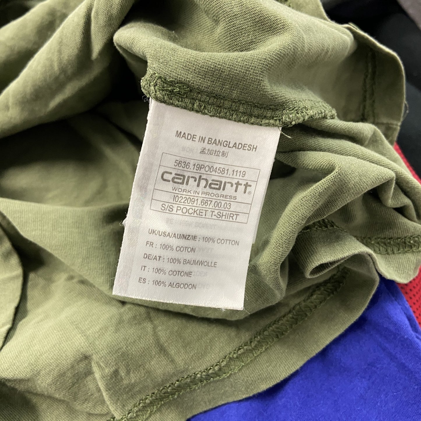 Carhartt　カーハート　半袖Ｔシャツ　緑　グリーン　Mサイズ