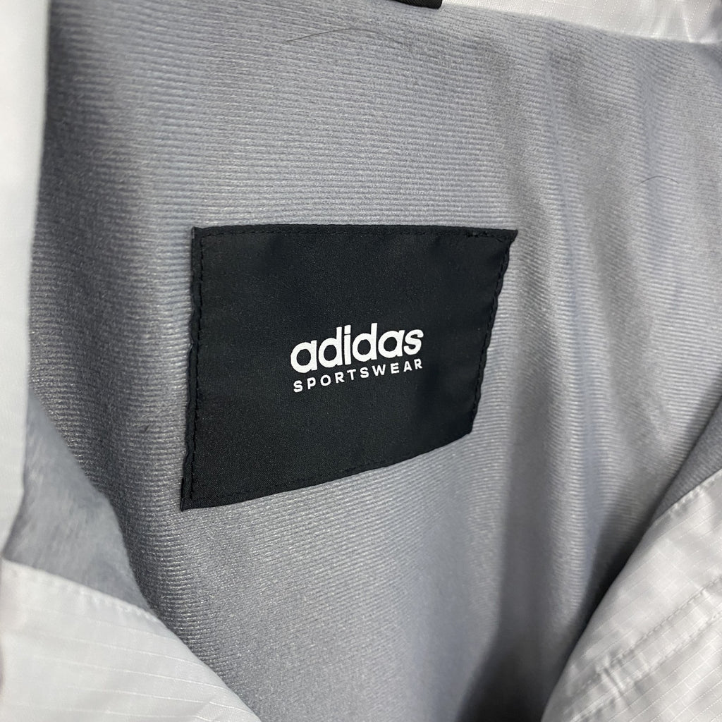 adidas　アディダス　ウィンドブレーカー　ライトグレー　XLサイズ