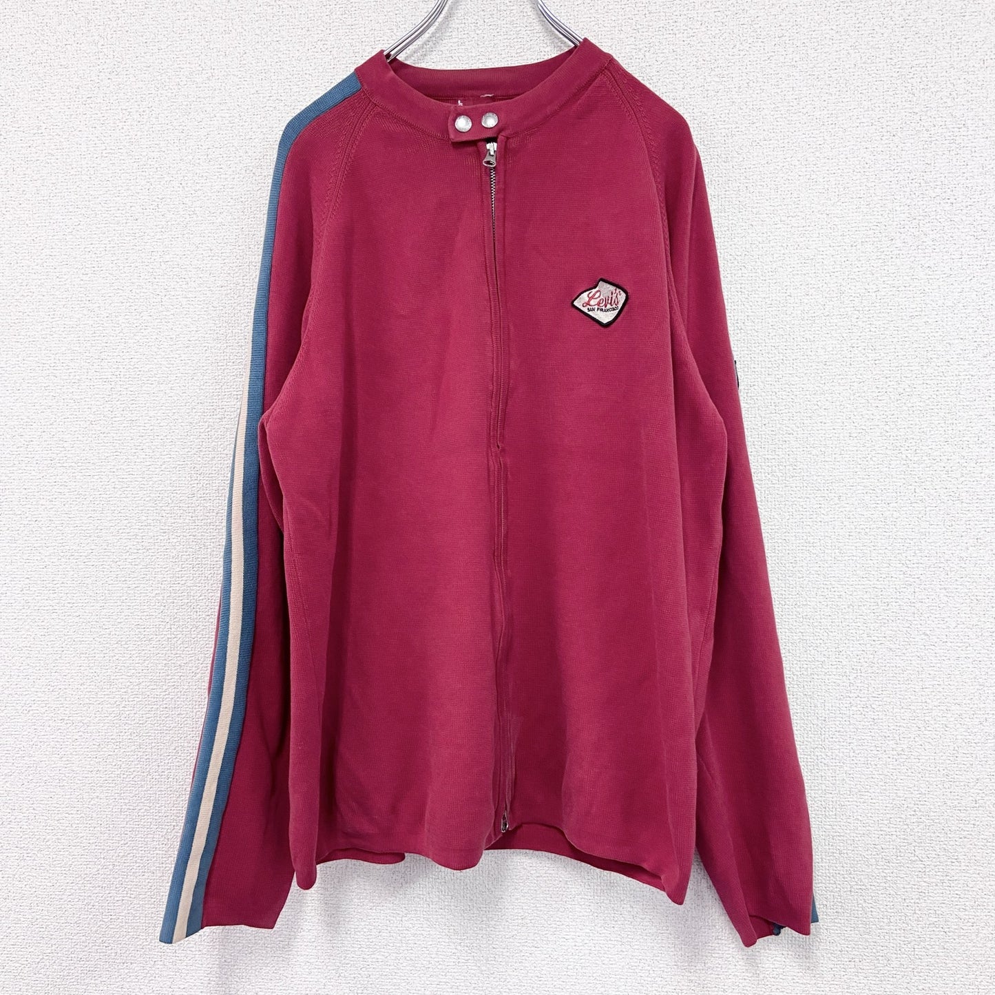 Levi’ｓ　リーバイス　トラックジャケット/ジャージ　チンストラップ　赤　レッド　Lサイズ