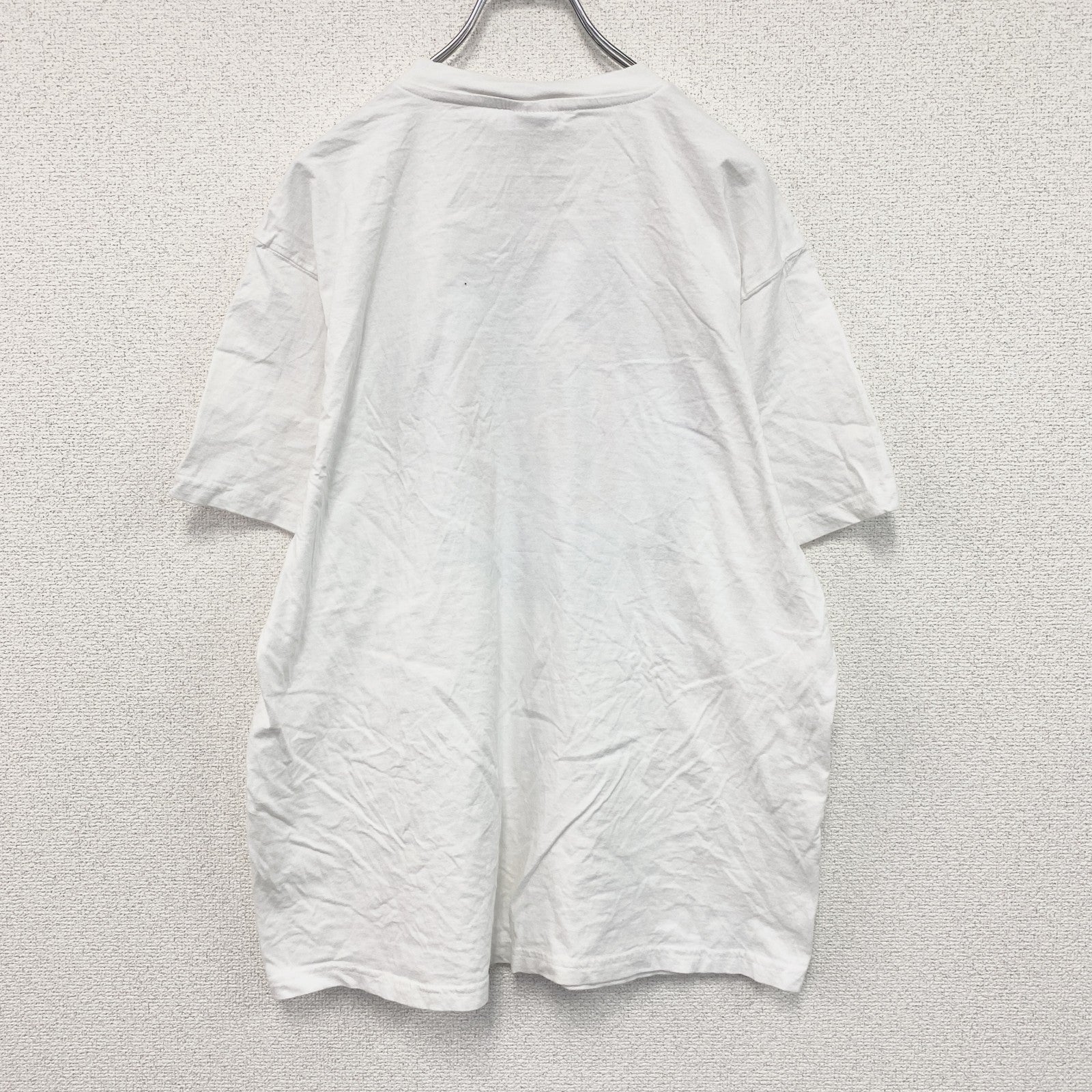 SNAP Sportswear　半袖プリントTシャツ　ユーロ　白　ホワイト　Lサイズ