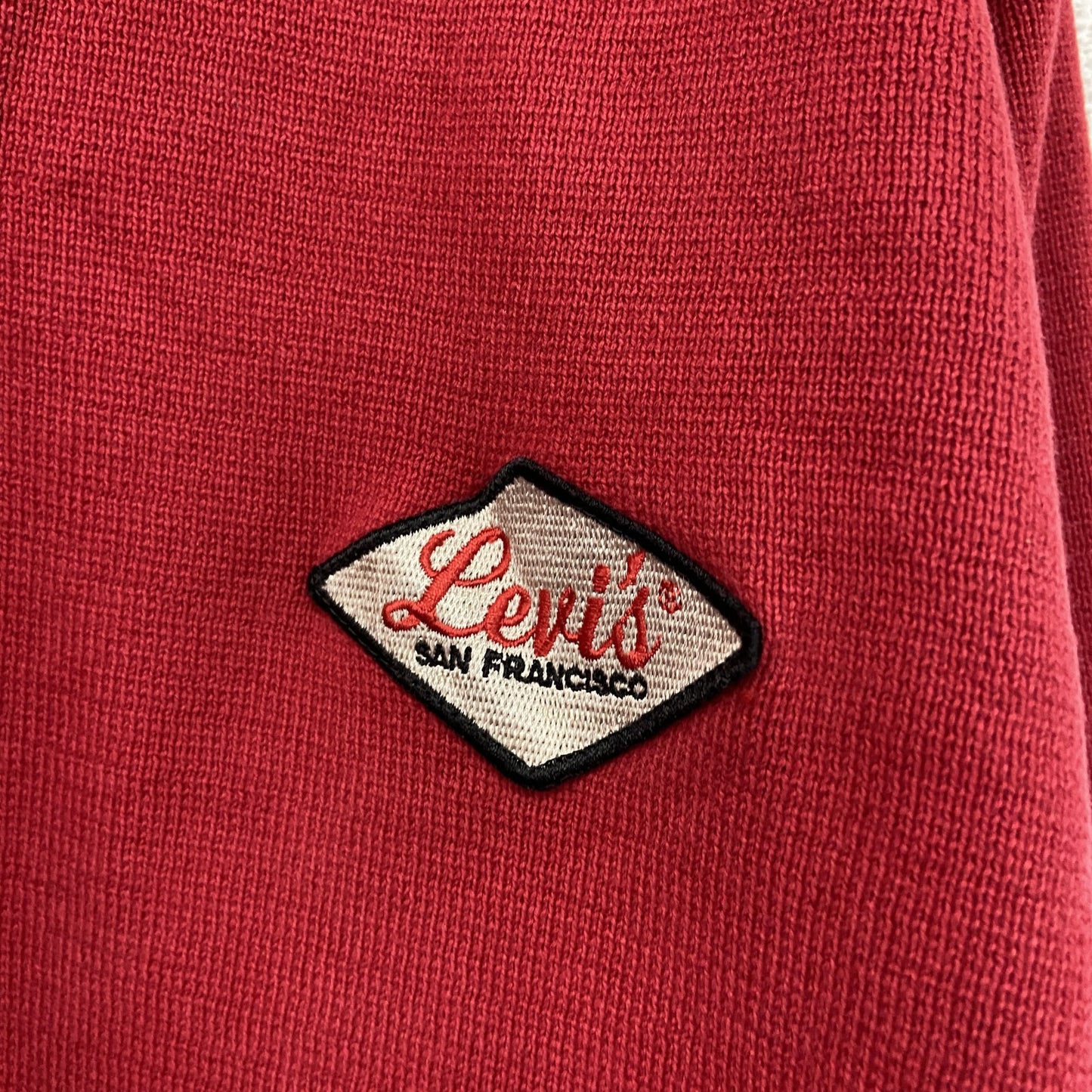 Levi’ｓ　リーバイス　トラックジャケット/ジャージ　チンストラップ　赤　レッド　Lサイズ