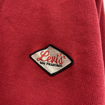 Levi’ｓ　リーバイス　トラックジャケット/ジャージ　チンストラップ　赤　レッド　Lサイズ