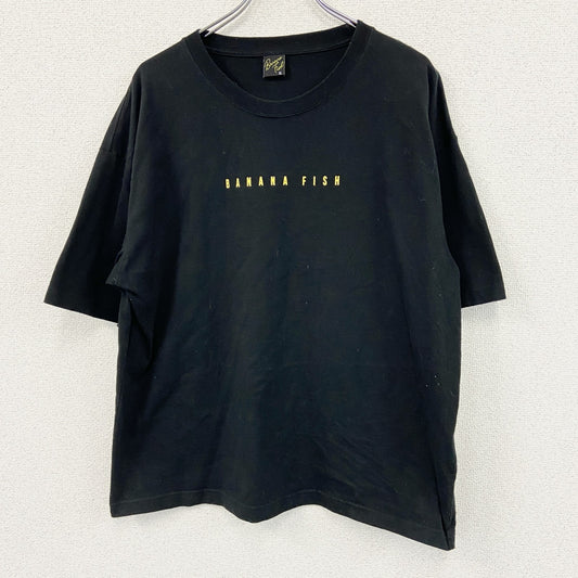 BANANA FISH　バナナフィッシュ　半袖プリントＴシャツ　黒　ブラック　3Lサイズ