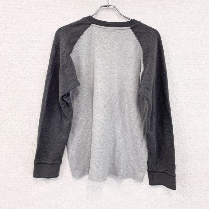 NIKE　ナイキ　長袖ラグランＴシャツ　ワッフルTシャツ　灰色　グレー　XLサイズ