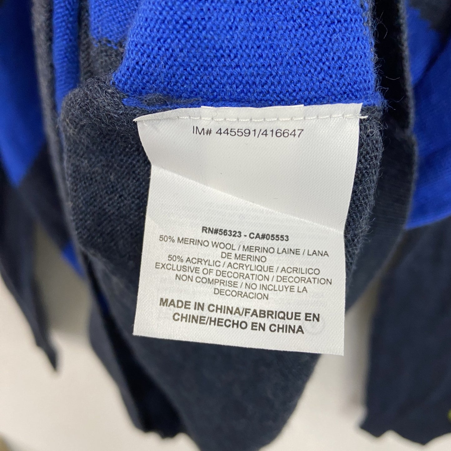NIKE　ナイキ　ハーフジップアクリル混ウールニットプルオーバー　Lサイズ