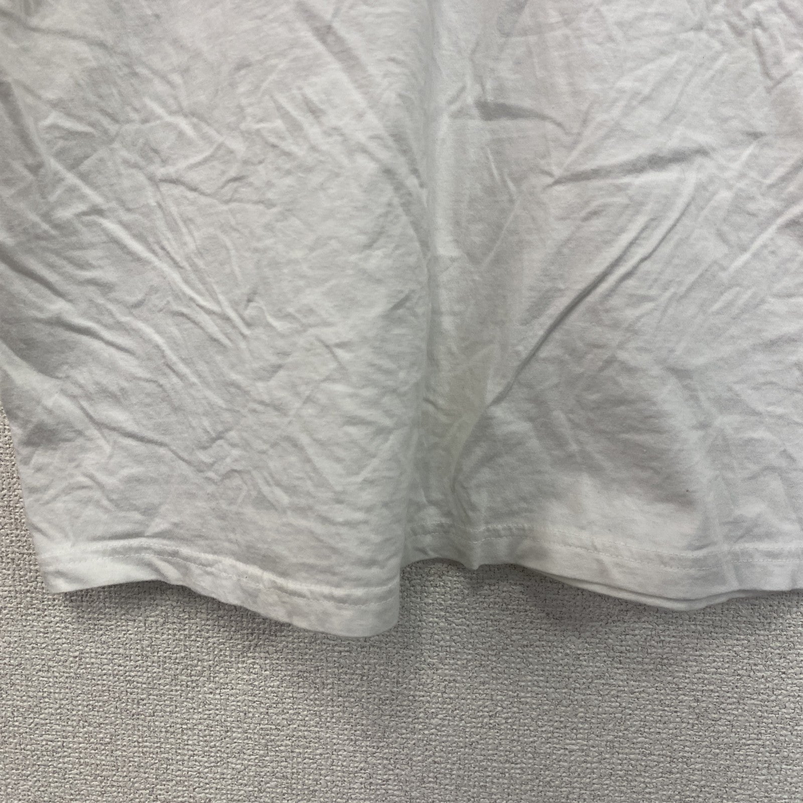 SNAP Sportswear　半袖プリントTシャツ　ユーロ　白　ホワイト　Lサイズ
