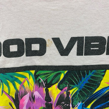 DELTA PRO WEIGHT　半袖プリントTシャツ　GOOD VIBES　ピンク　Lサイズ