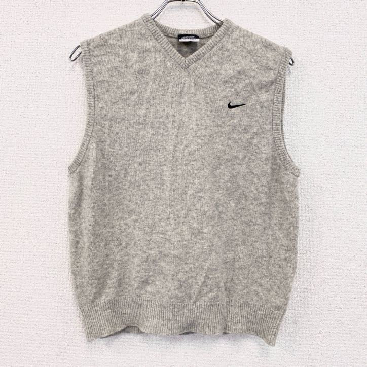 NIKE GOLF　ナイキゴルフ　ウールニットベスト　灰色　グレー　Lサイズ