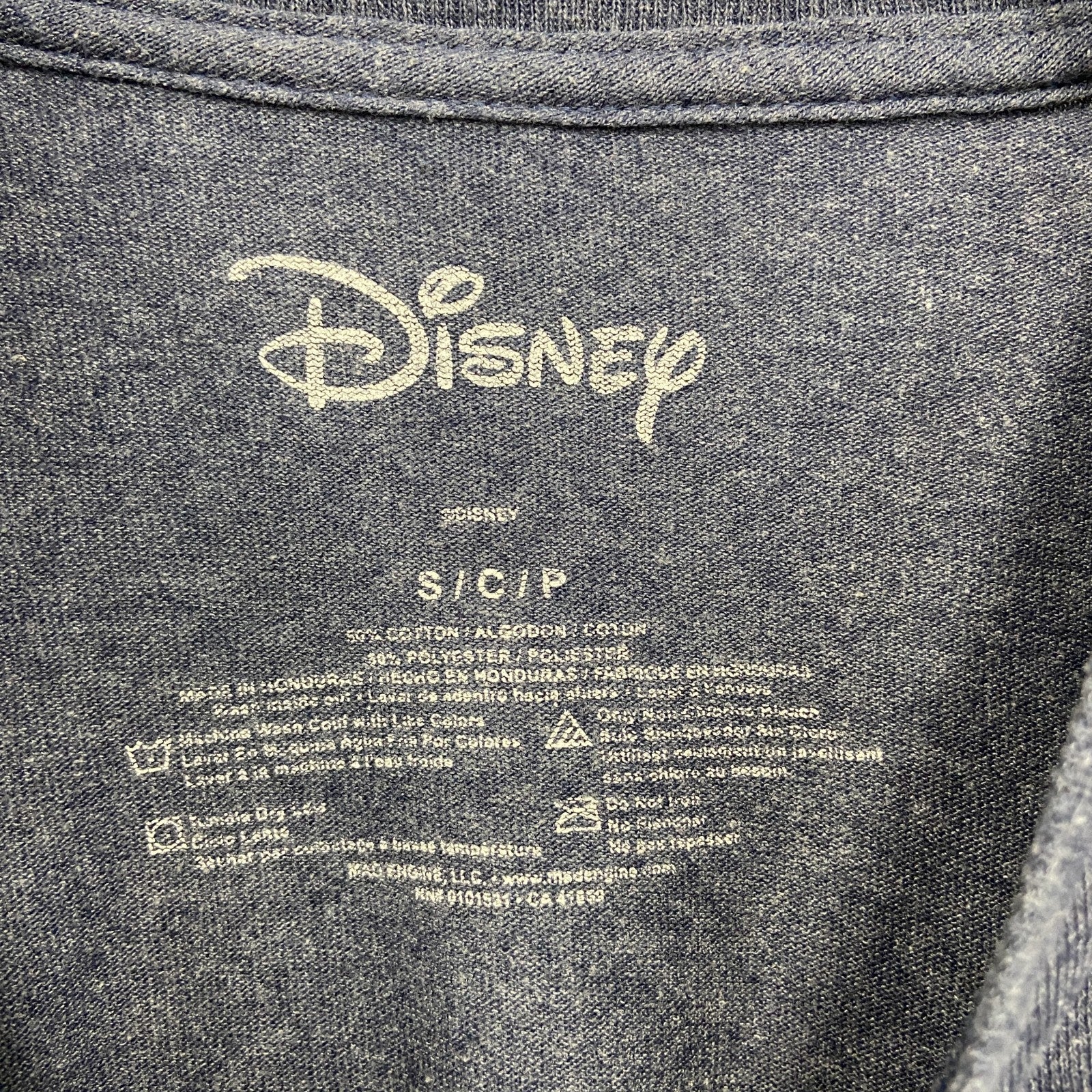 古着 used　Disney ディズニー　半袖ビックプリントTシャツ　キャラクター　ミッキー　プルート　Sサイズ