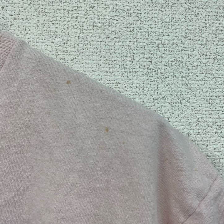 DELTA PRO WEIGHT　半袖プリントTシャツ　GOOD VIBES　ピンク　Lサイズ