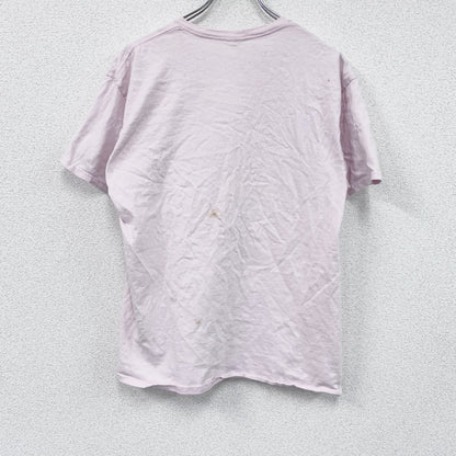 DELTA PRO WEIGHT　半袖プリントTシャツ　GOOD VIBES　ピンク　Lサイズ