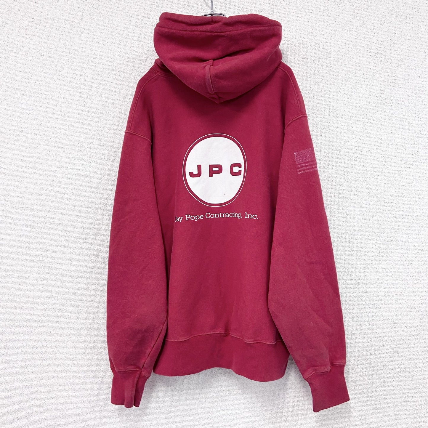 Champion　チャンピオン　スウェットパーカー/フーディー　リバースウィーブ　赤　レッド