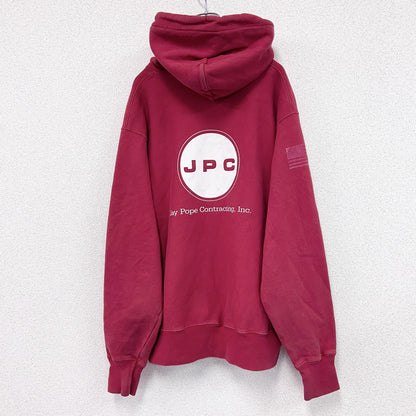 Champion　チャンピオン　スウェットパーカー/フーディー　リバースウィーブ　赤　レッド