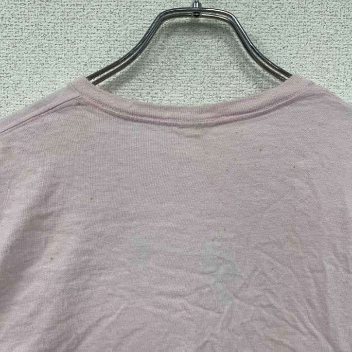 DELTA PRO WEIGHT　半袖プリントTシャツ　GOOD VIBES　ピンク　Lサイズ