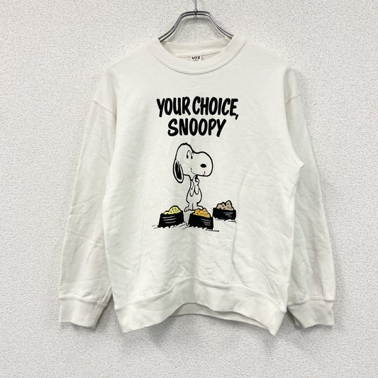 UNIQLO　ユニクロ　UT　スウェット/トレーナー　スヌーピー　PEANUTS　白　ホワイト　Sサイズ