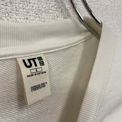 UNIQLO　ユニクロ　UT　Snoopy　スヌーピー　PEANUTS　スウェット/トレーナー　白　ホワイト　Sサイズ
