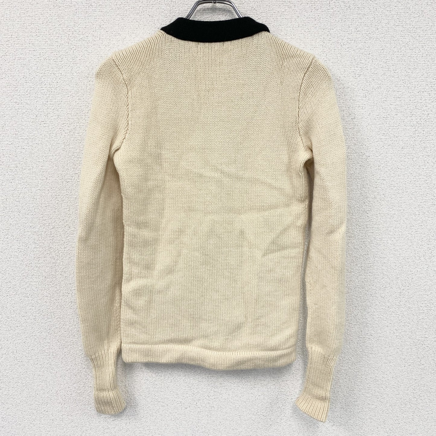 RALPH LAUREN　ラルフローレン　ニットカーディガン　アイボリー　Mサイズ
